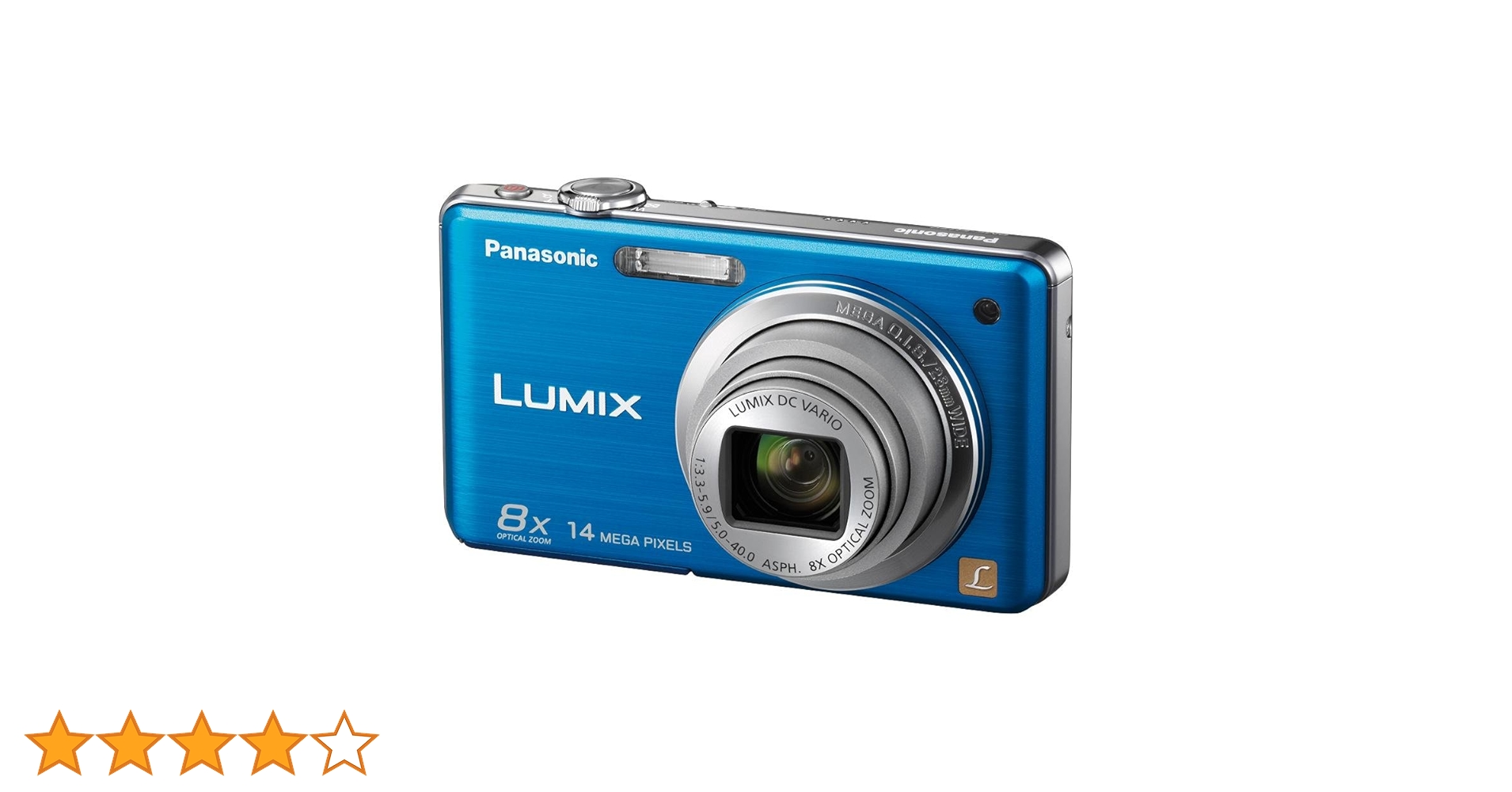 Panasonic Câmera digital Lumix DMC-FH20 de 14,1 MP com zoom